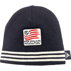 New England Revolution MLS Vintage 2000's Adidas Dark Blue Beanie Hat